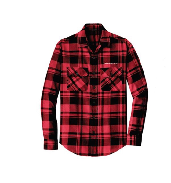 Hennessey Red/Black Plaid Flannel	
